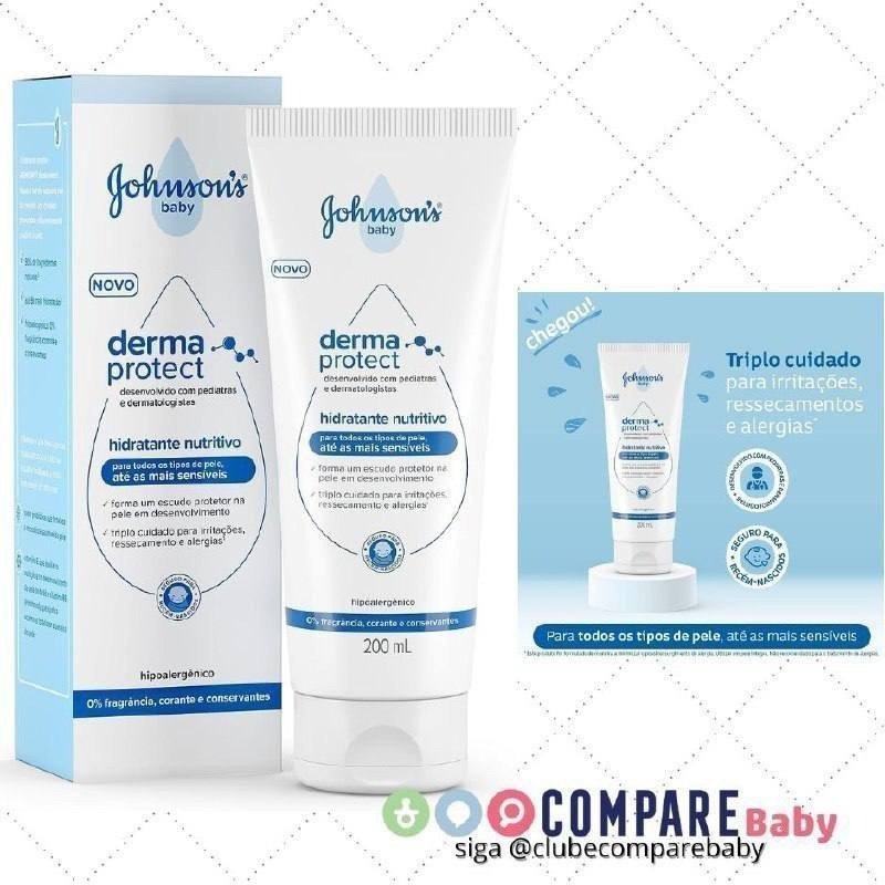 😍 Hidratante Nutritivo Derma Protect JOHNSON'S® Baby 200mL