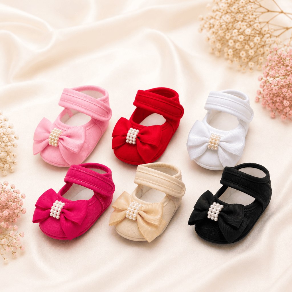 🛍️ Sapatinho de bebê - Sapatilha Boneca Feminina Batizado