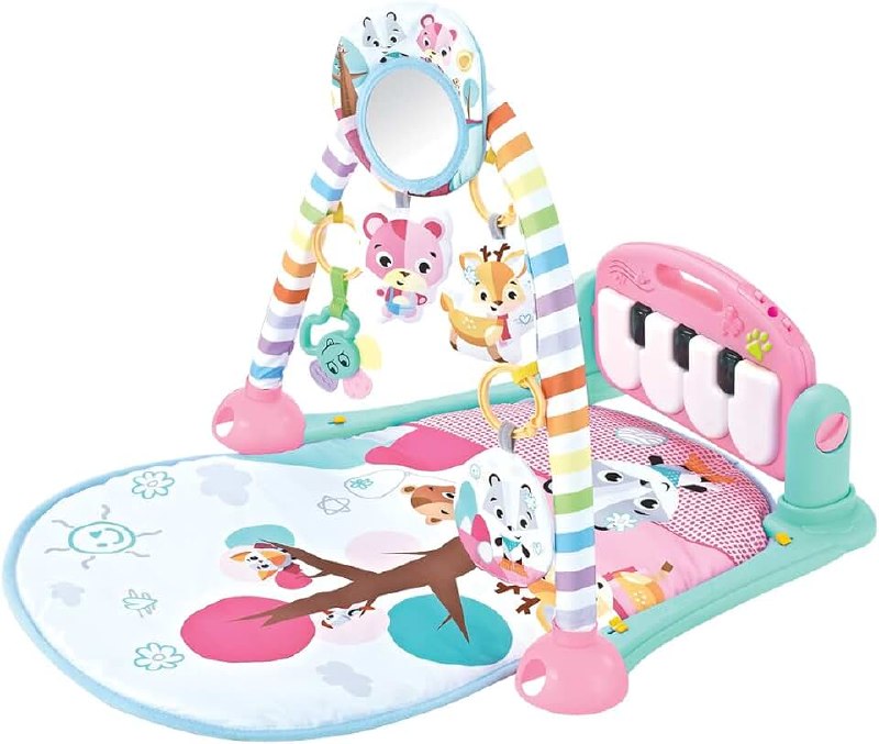 🛍️ Tapete de Atividades com Piano e Bluetooth Pastime 2.0 Rosa-Maxibaby