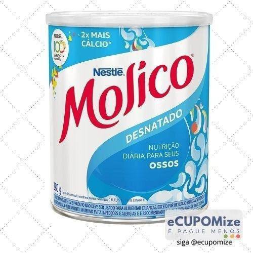 😍 Leite em Pó, Desnatado, Nutrição diária para seus ossos, Molico, 280g