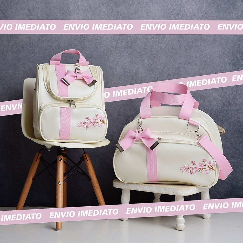 🛍️ Bolsa Maternidade Menino Menina Kit 2 Peças Mochila 2 Em 1 Conjunto Mamãe Bebê Bolsas