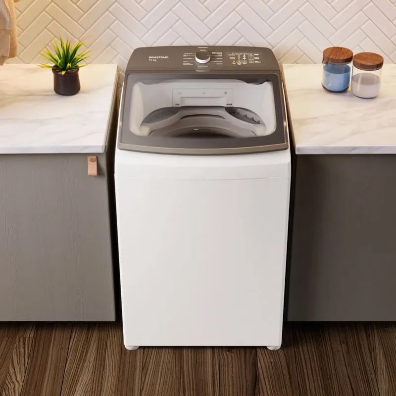 🧼Máquina de Lavar Brastemp 18Kg Branca com Ciclo Tira Manchas Advanced e Ciclo Antibolinh