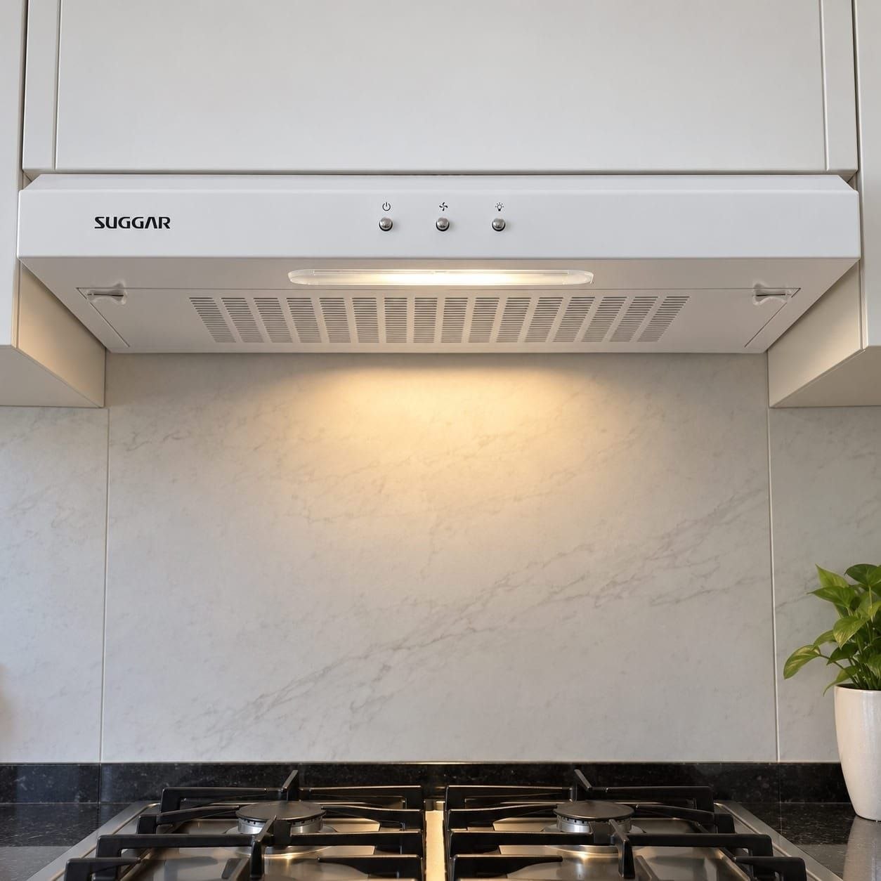 SUGGAR DEPURADOR DE AR SLIM BIVOLT 60CM BRANCO