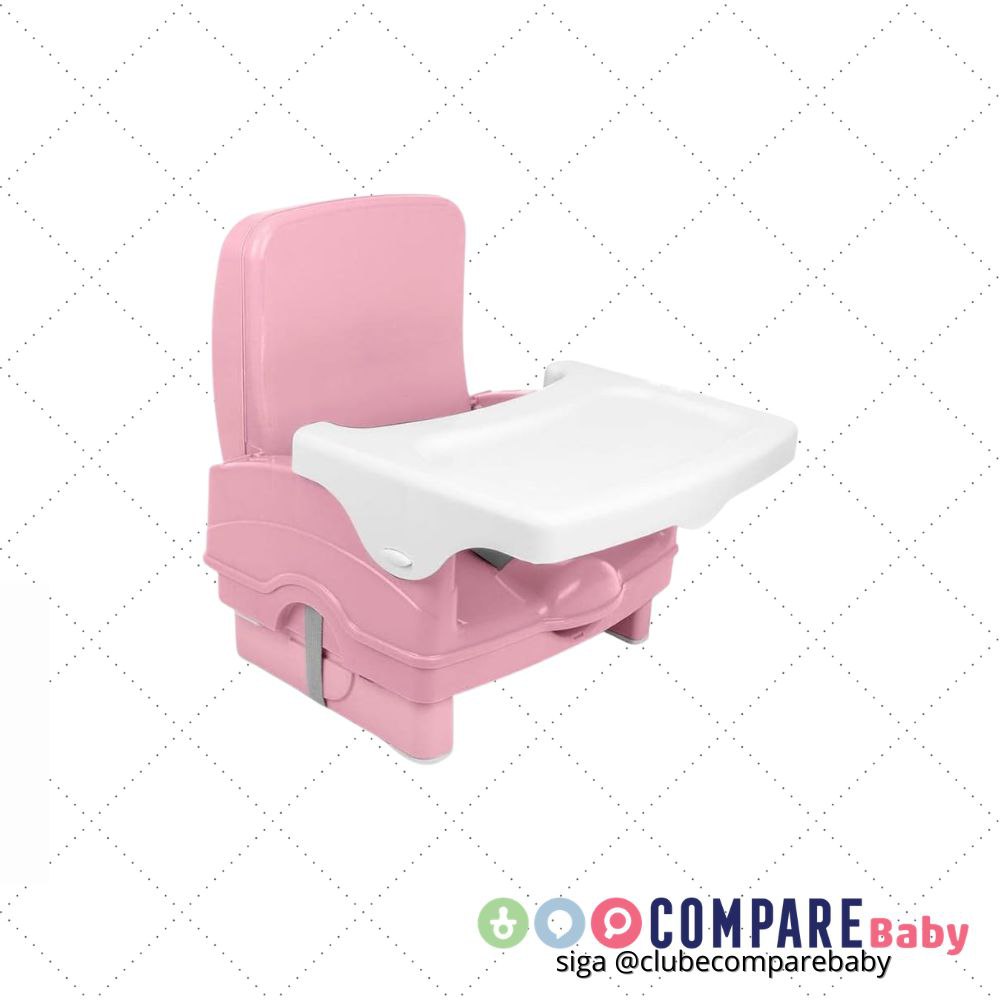 😍 Cadeira de Refeição Infantil Portátil Cake, (Rosa) - Voyage