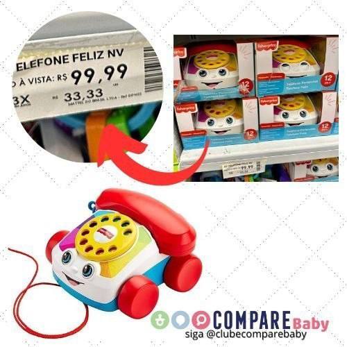 😍 Telefone Feliz, Fisher Price, Mattel