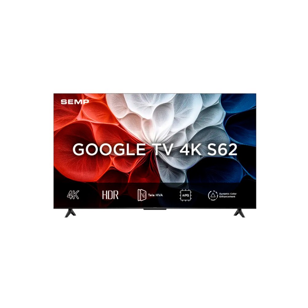 🛍️ Smart Tv Semp 43 Polegadas S62 4k Uhd Google Tv 43s62