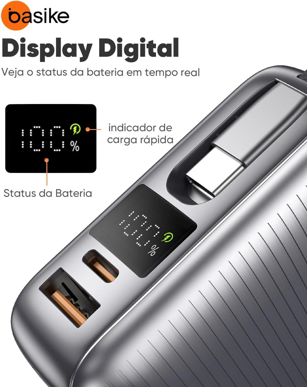 20.000MAH COM CARGA RÁPIDA DE 45W