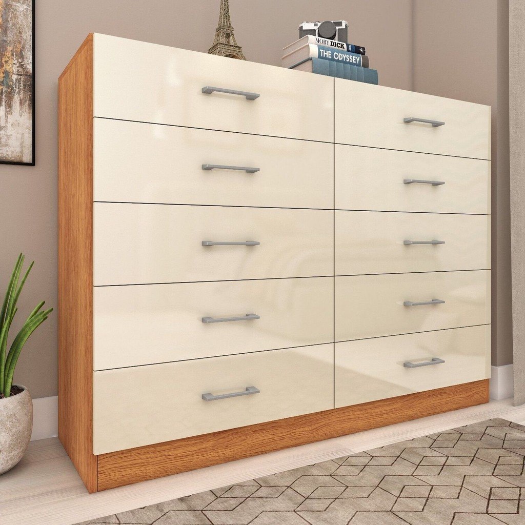 🛍️ Cômoda para Quarto 10 Gavetas Caribe