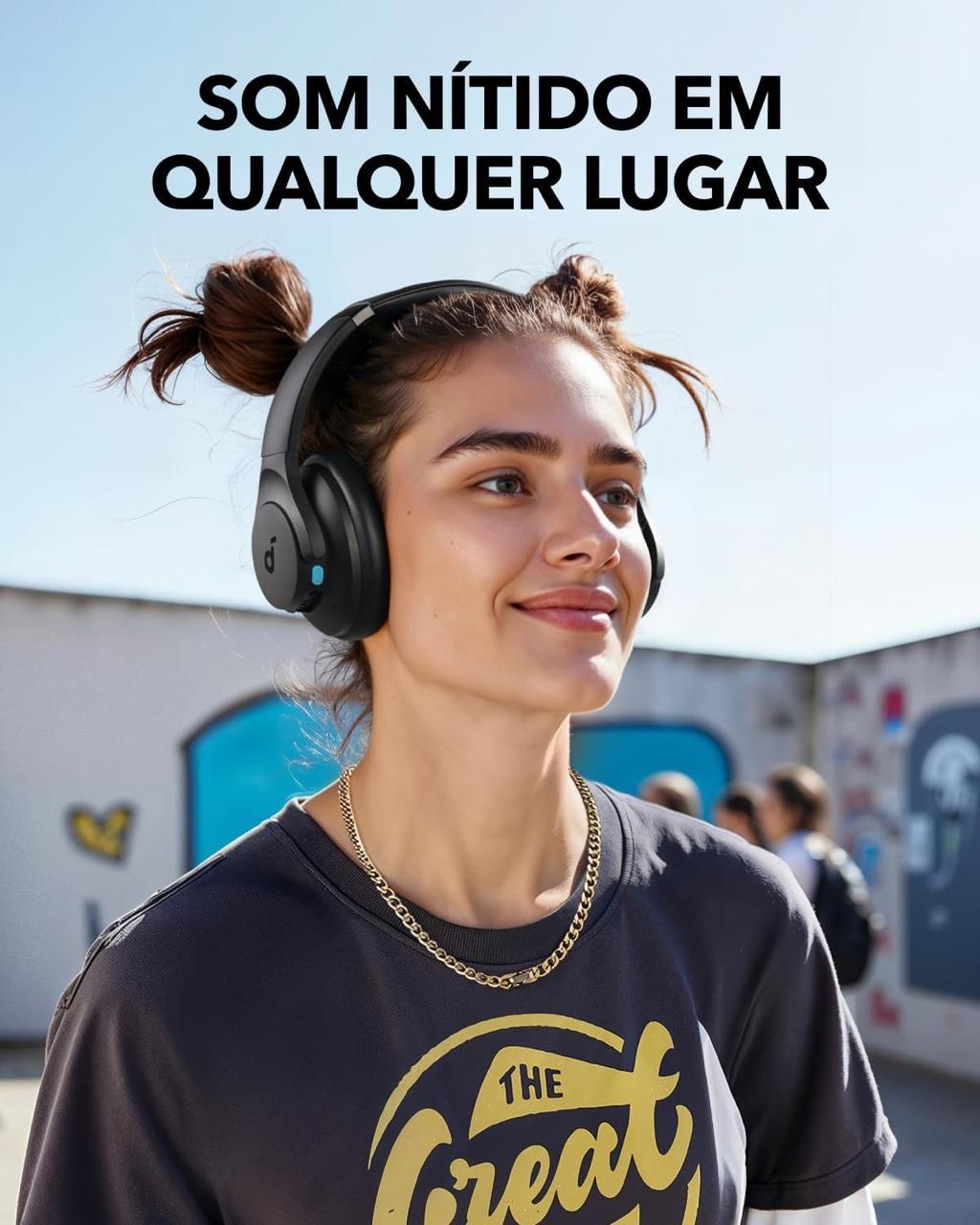🎧 HEADPHONE COM 60H DE BATERIA