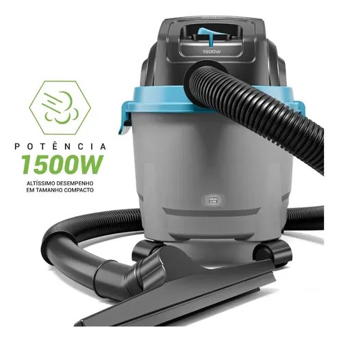 🛍️ Aspirador De Po Pas08a Cinza Com Azul