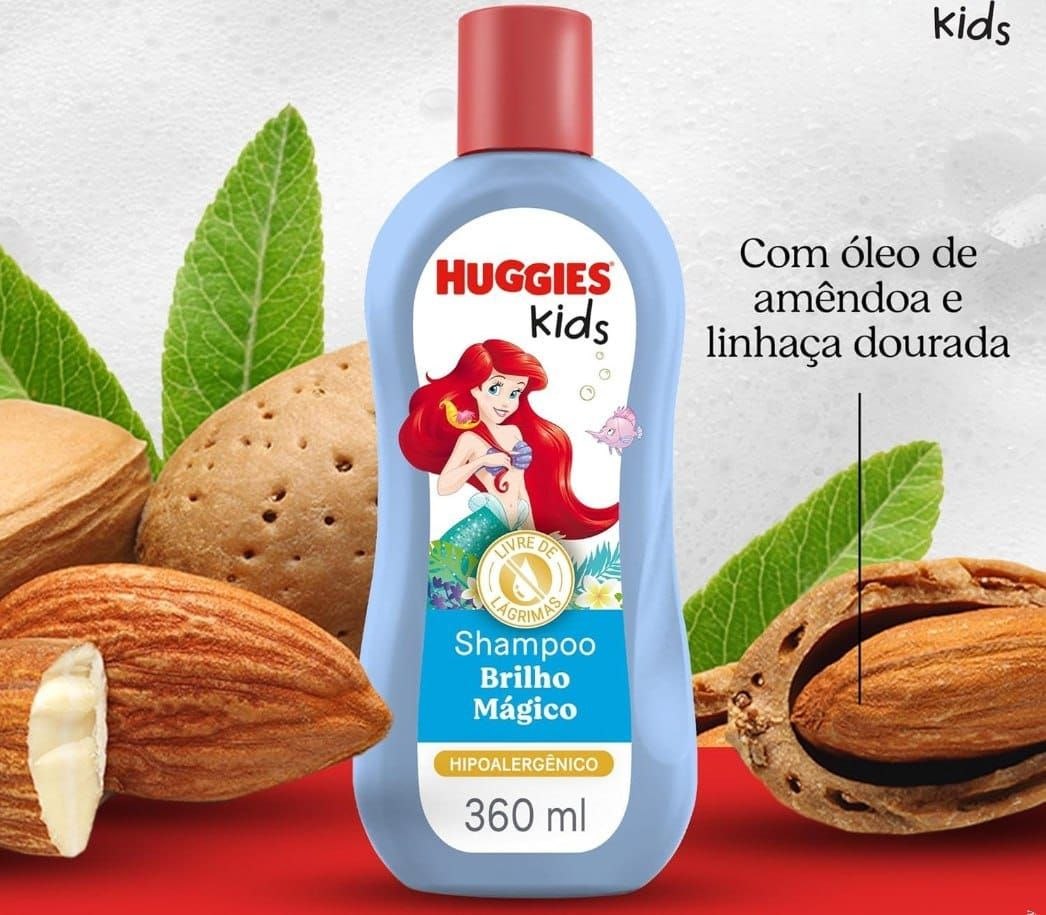 Shampoo Huggies Kids Brilho Mágico 360ml