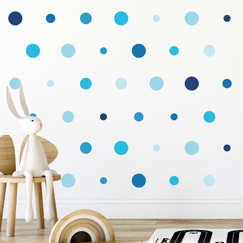 🛍️ Adesivo de Parede Infantil 229 Bolinhas Nas medidas 5cm,4cm,3cm e 2cm Quarto Sala Meni