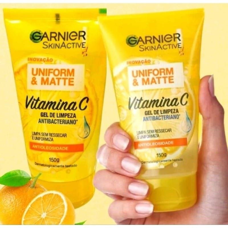 Garnier Express Aclara Gel de Limpeza Facial Hidratante, Ação Antibacteriana e Antimanchas