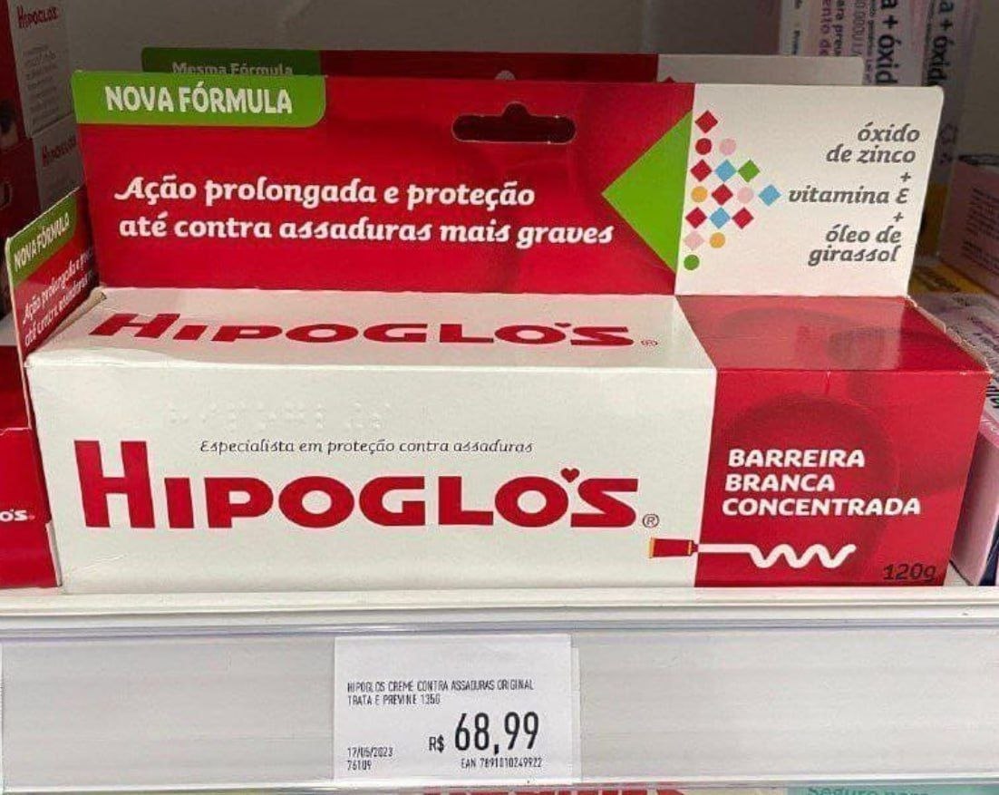 Creme Preventivo de Assaduras Hipoglós Original 120g