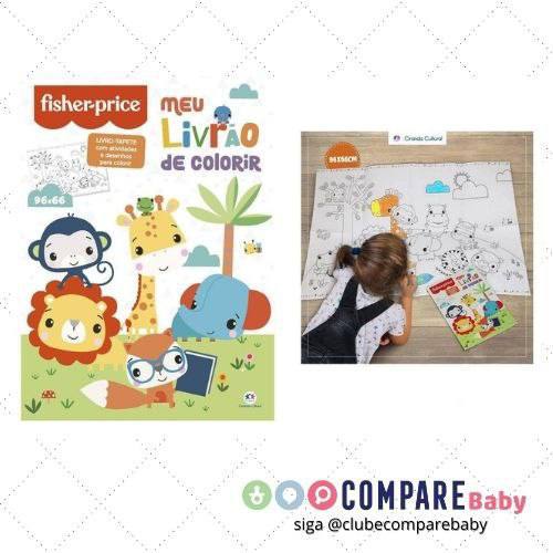 😍 Fisher-Price - Meu livrão de colorir