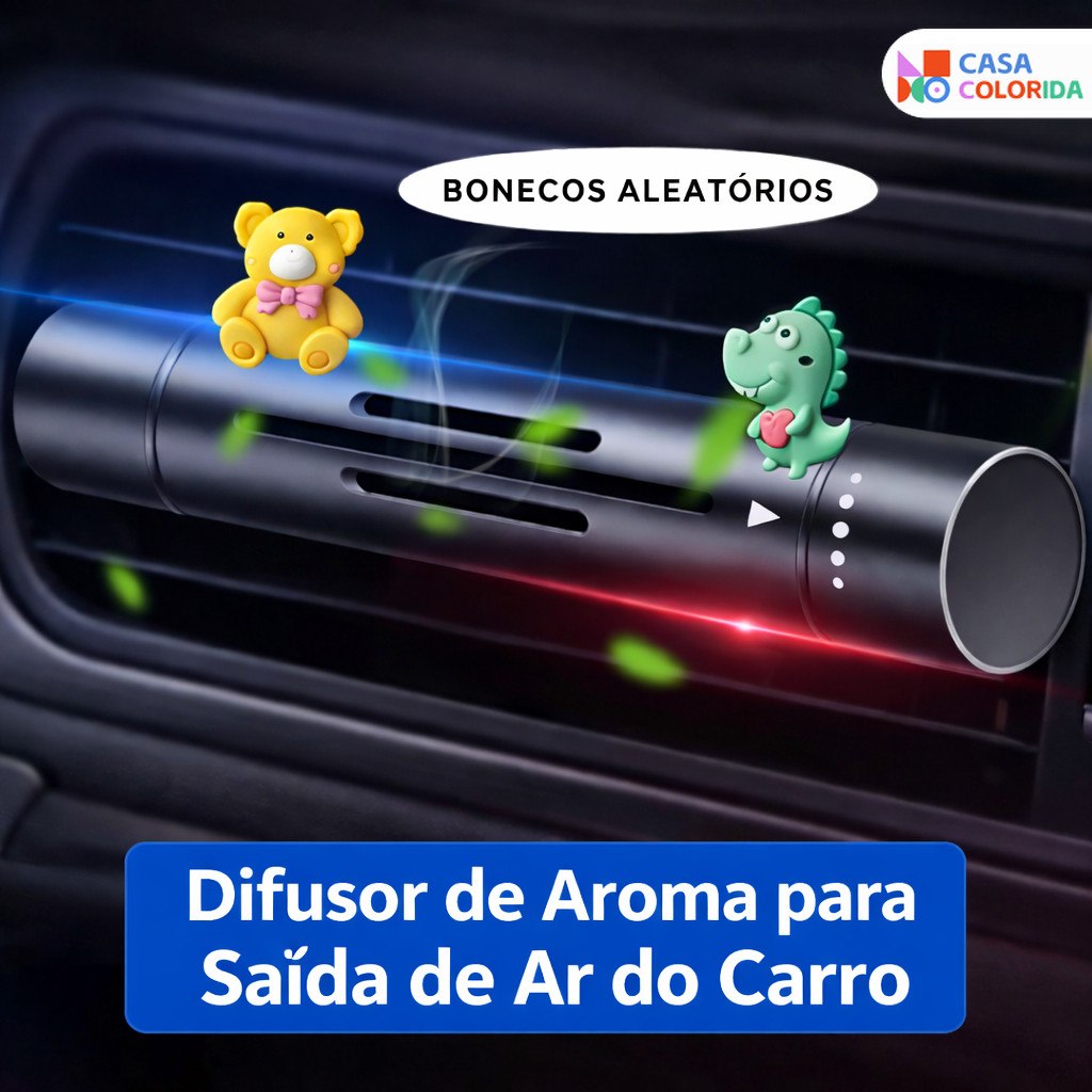 🔥 PERFUME DE CARRO PORTÁTIL COM CLIPE 🚗🌿
