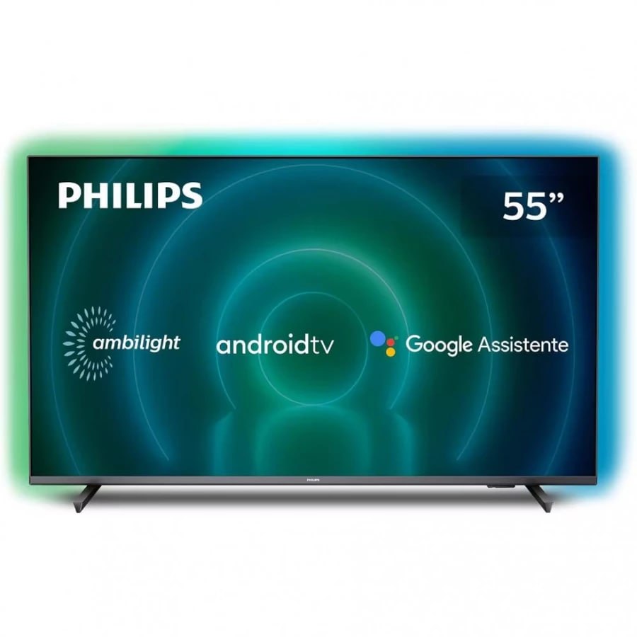 📺 Smart TV 55 UHD 4K Philips 55PUG7906 Ambilight