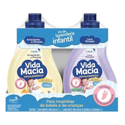 🆘*A DUPLINHAAA* 😮‍💨😮‍💨Kit Vida Macia (Lava Roupas e Amaciante - Glicerina e Camomila)
