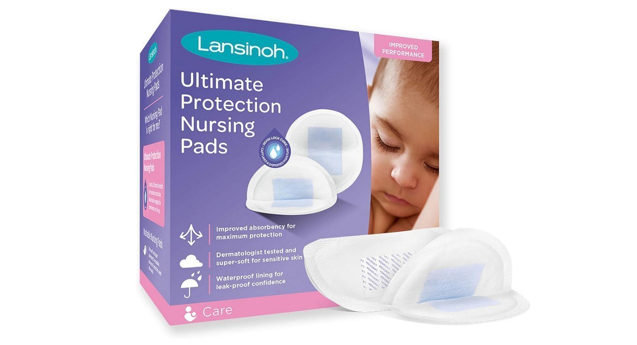 🫧Lansinoh Absorvente Para Seios Ultimate Protection - 24 Unidades Branco