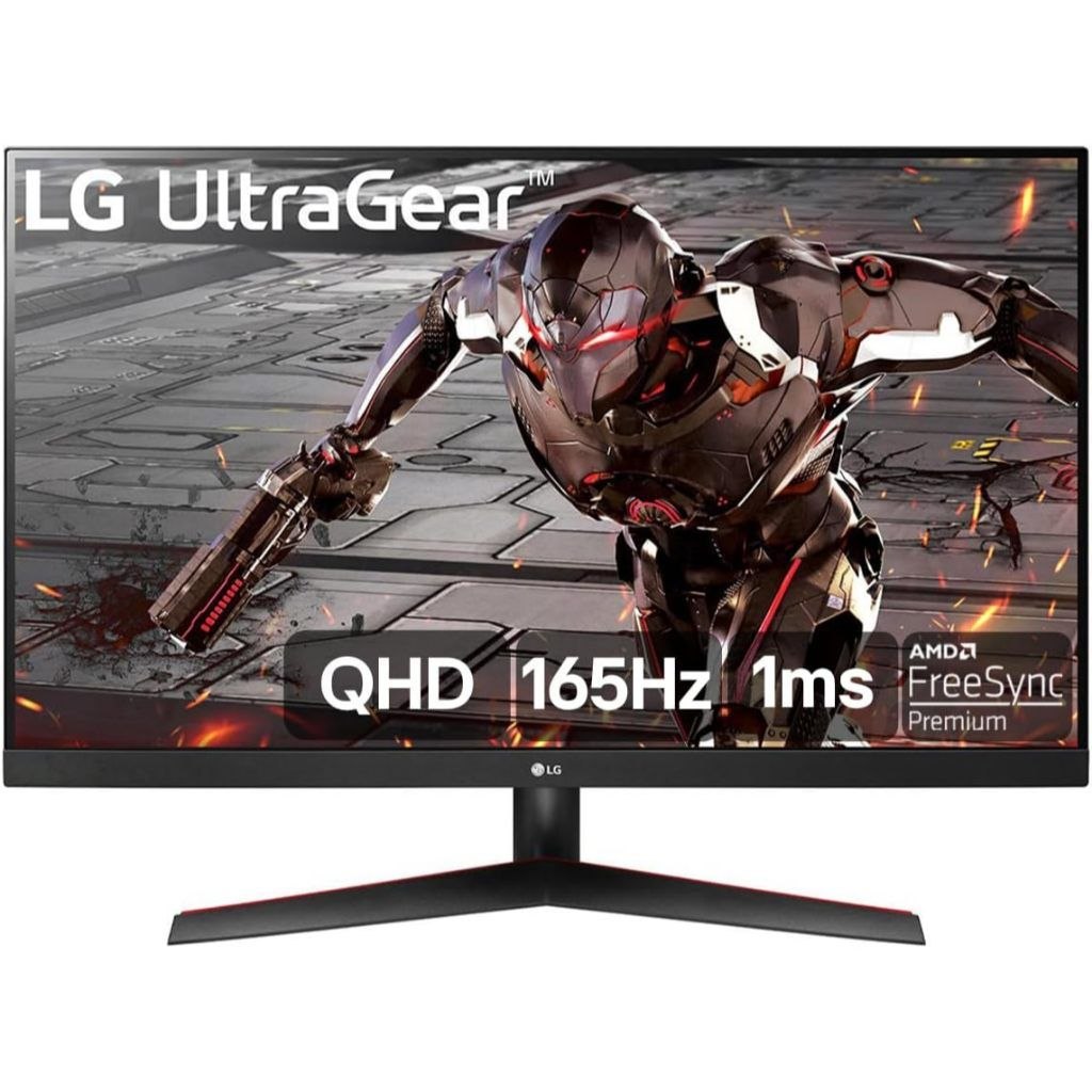 - Monitor Gamer LG 32” QHD 1ms 165Hz -32GN600