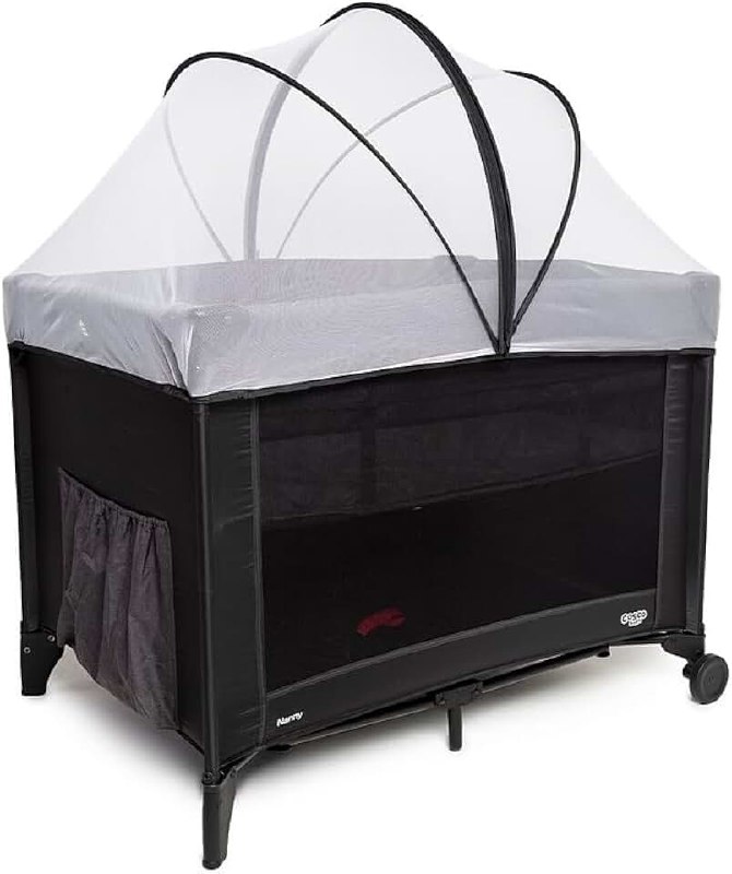 🛍️ Berço Cosco Kids, Nanny, 0 a 18kg, Preto Mescla