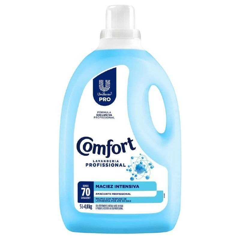 Amaciante Comfort Lavanderia Profissional Maciez Intensiva 5L