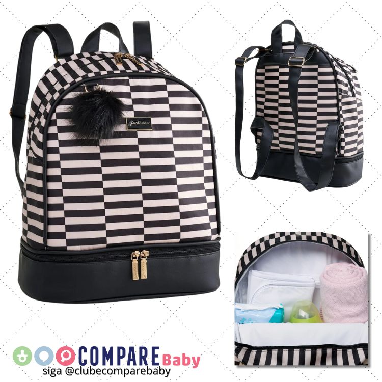 😍 APENAS 1 UNIDADE. Mochila Maternidade Bebê Vivara Preto - Just Baby