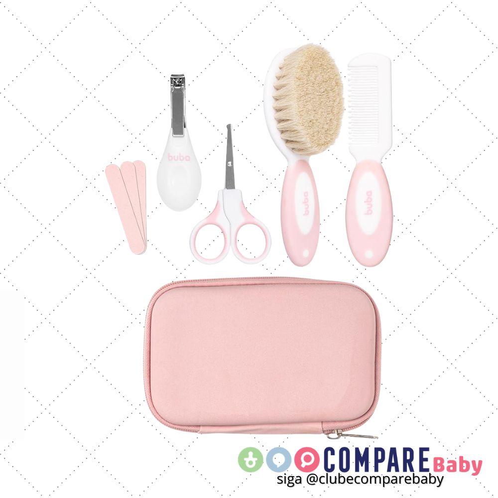 😍 Buba, Kit Cuidados Com Estojo Rosa