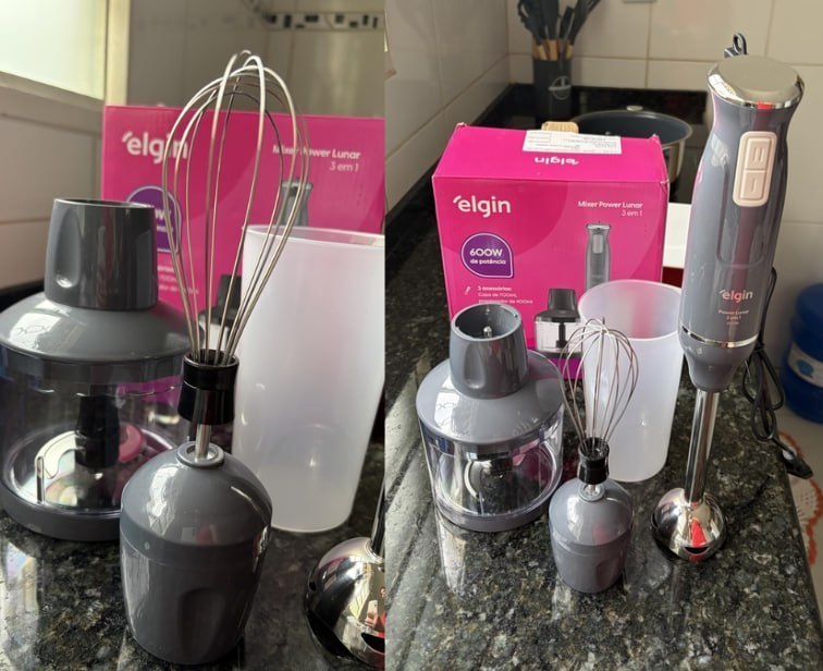 ✅ MIXER POWER INOX 3 EM 1 600W ELGIN TOPZERA PRA RESOLVER