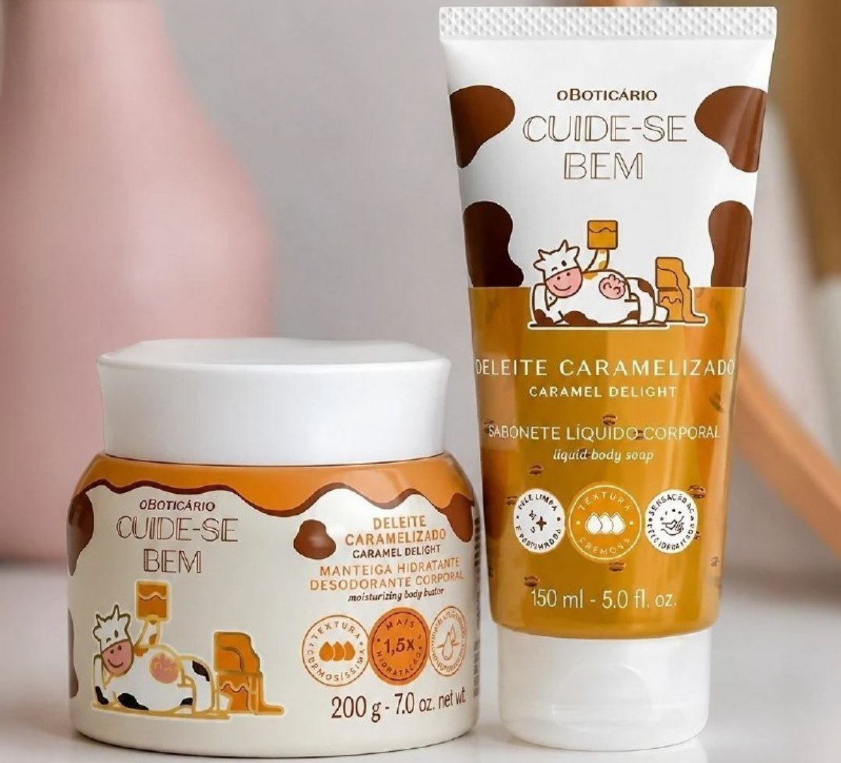✅ COMBO CUIDE-SE BEM DELEITE CARAMELIZADO PRA CE FICAR BOM