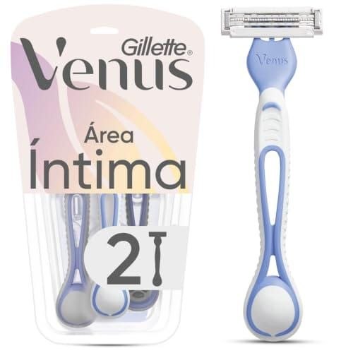 🛍️ Gillette Venus Íntima, Aparelho de Depilação Descartável, 2 Unidades