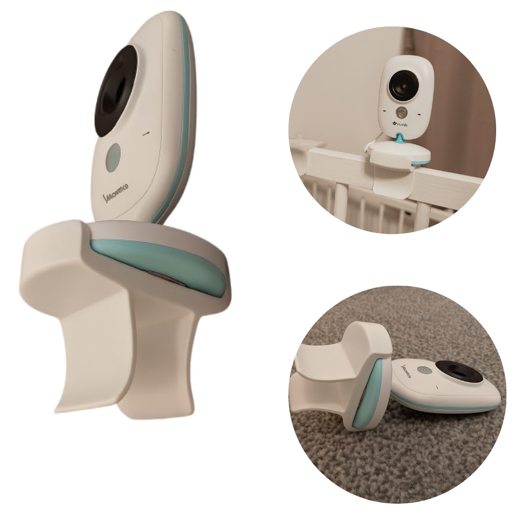 🛍️ Suporte de Babá Eletrônica Para Berço Universal Ajustável Flexível Monitor Bebê  Vb603