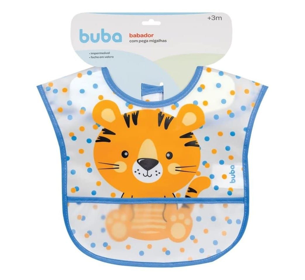 Babador Com Bolso Tigrinho Buba