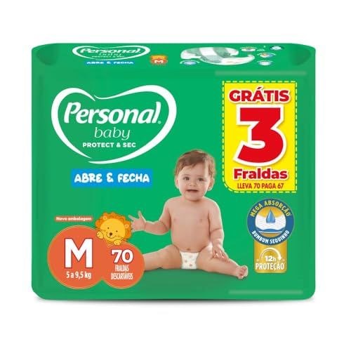 🛍️ Personal Fralda Protect E Sec M Hiper, 70 Unidades