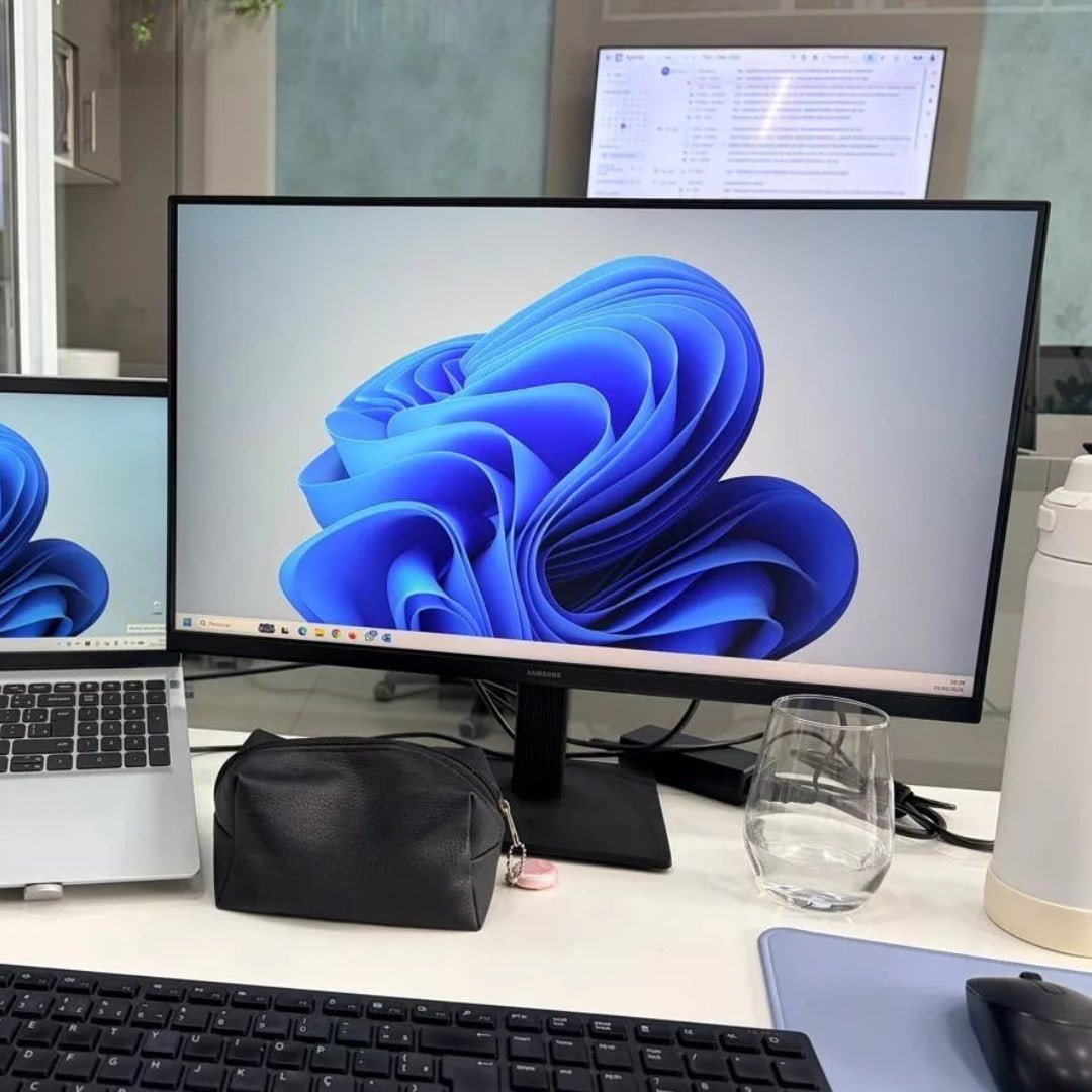 🖥️ MONITOR GAMER SAMSUNG ESSENTIAL S3 24" PRA CE FICAR BOM