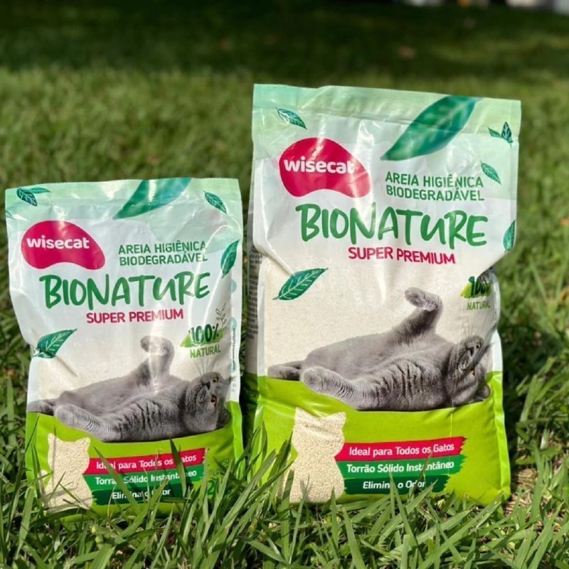 😸 BIONATURE AREIA HIGIÊNICA PARA GATOS TOPZERA PRA RESOLVER