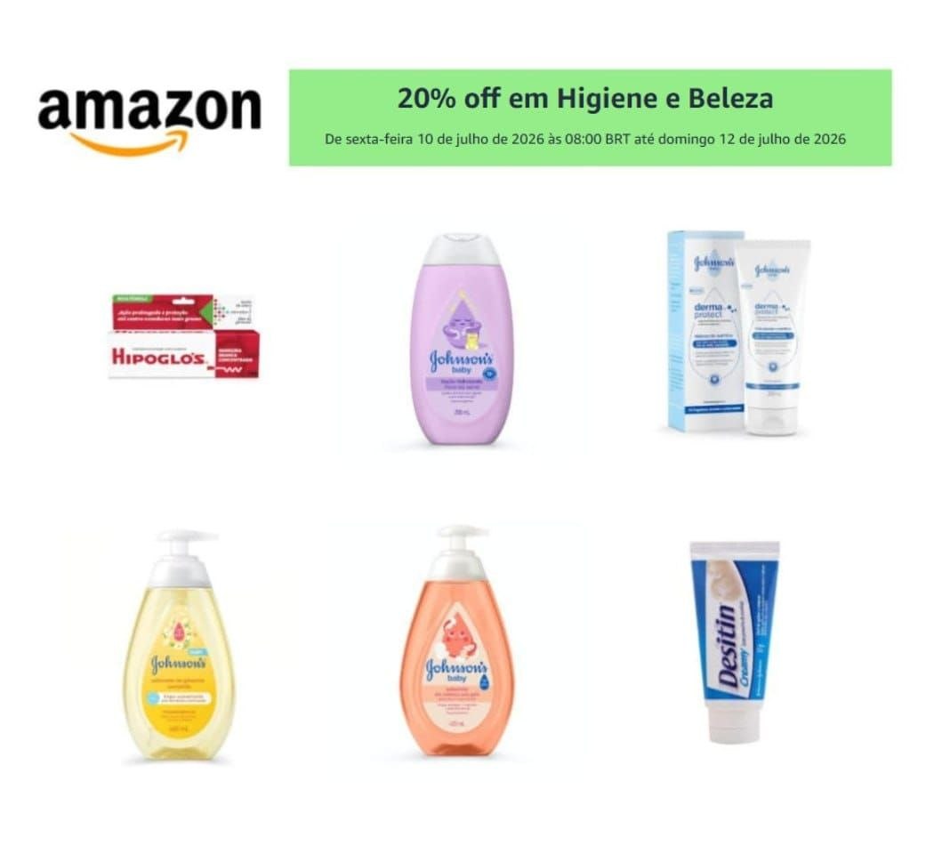 Seleção de Produtos com 20% de Desconto