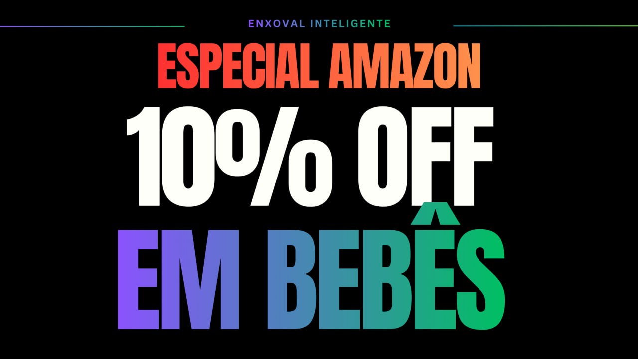 🚨 CORRE: 10% OFF EM PRODUTOS PARA BEBÊS! 👶💜