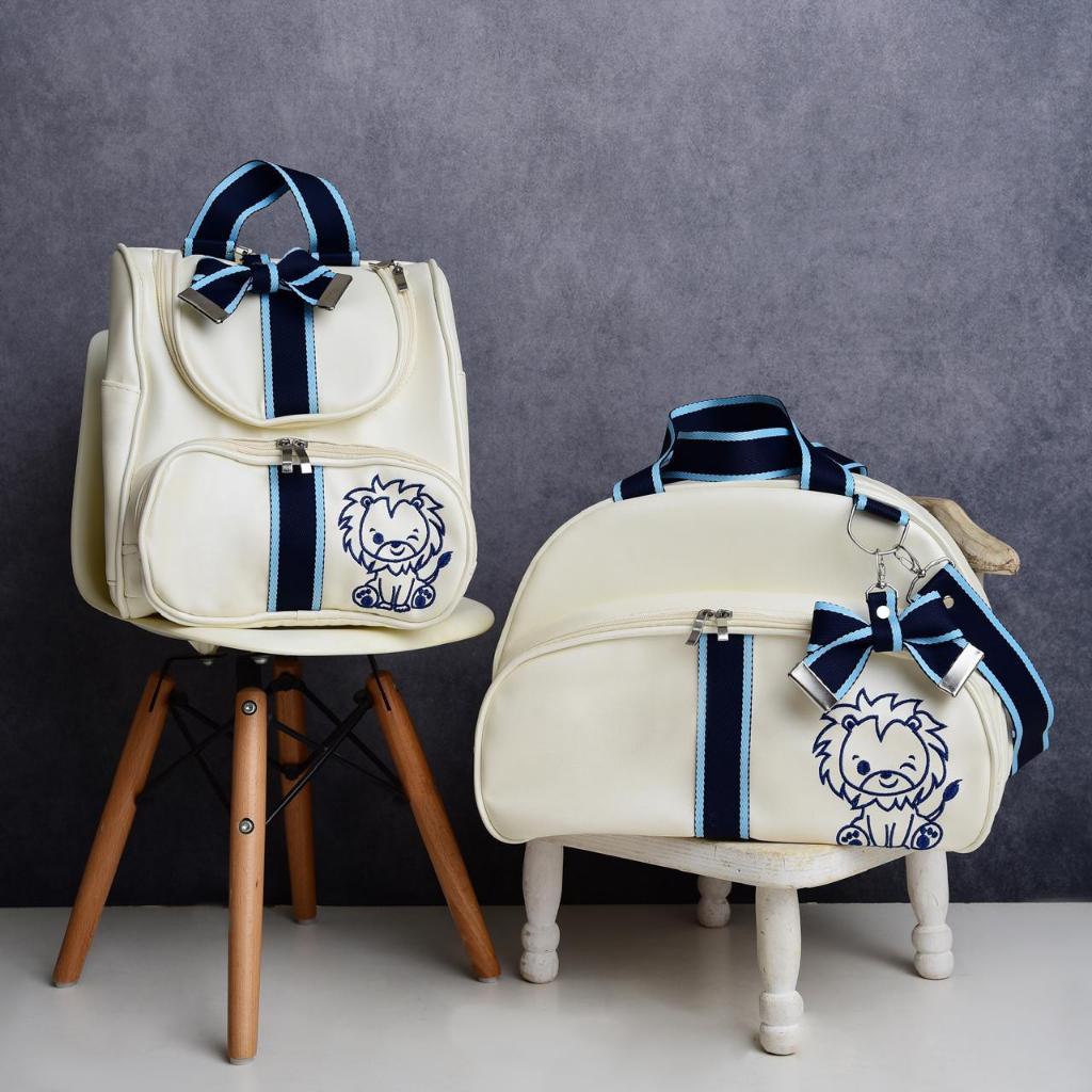 🛍️ Bolsa Maternidade Kit 2 Peças Mochila 2 Em 1 Conjunto Mamãe e Bebê