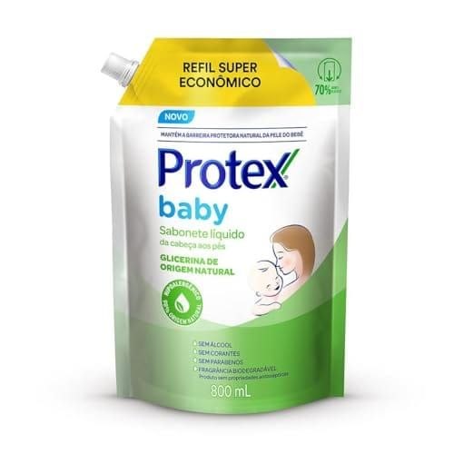 🛍️ Sabonete Líquido Para Bebês Protex Baby Glicerina Natural *800ml*