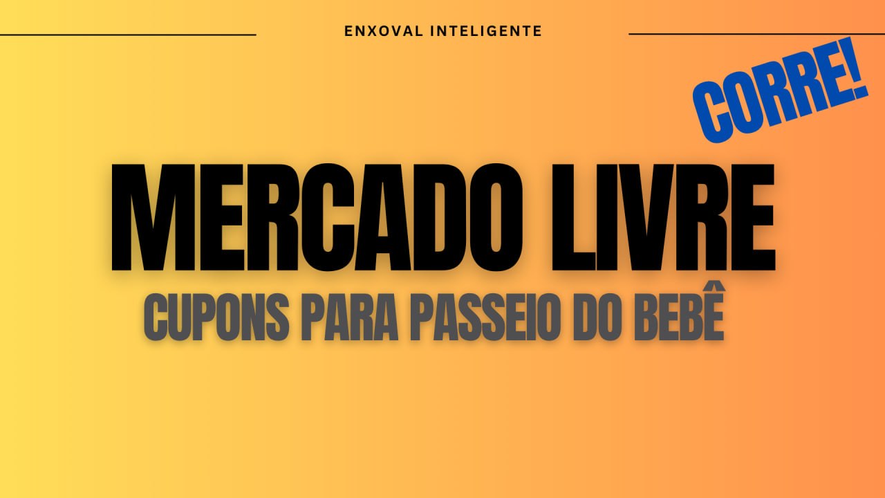 🚨🔥 2 CUPONS BOMBANDO NO MERCADO LIVRE!