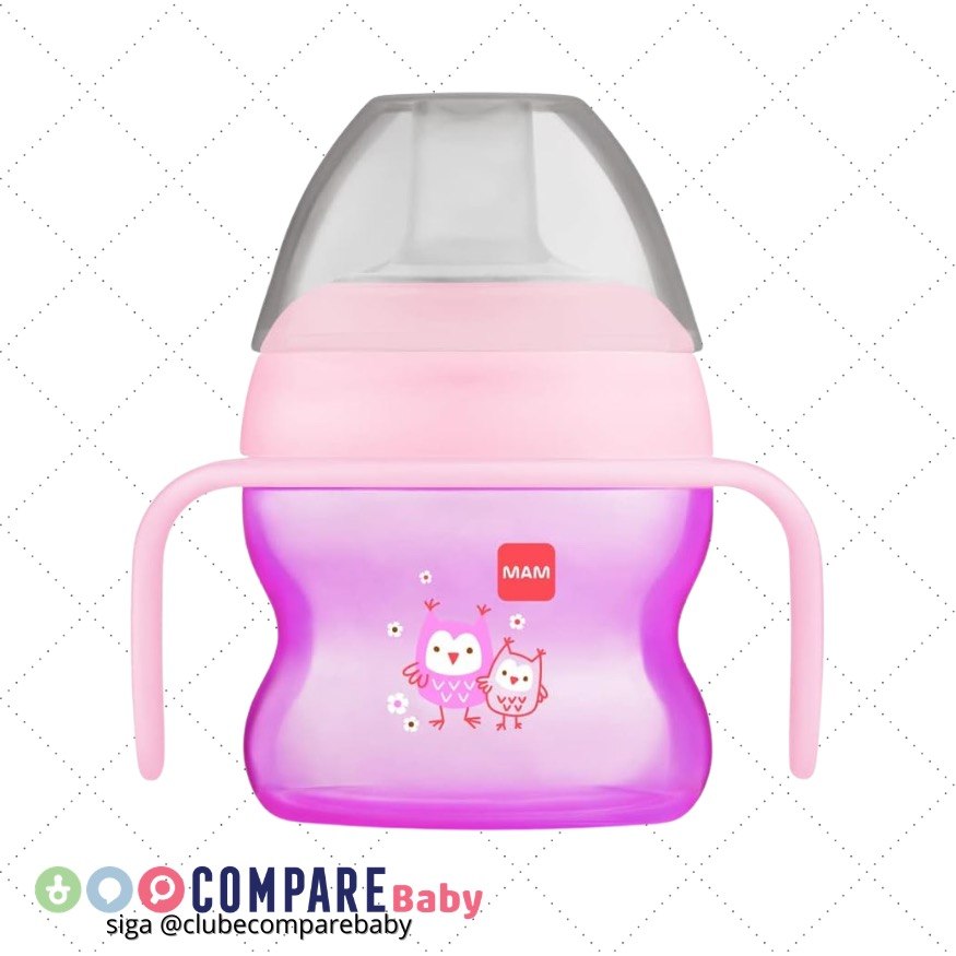 😍 MAM Baby 1 Copo de Transição Starter 150ml Com Bocal Antivazamento Extramacio para Bebê
