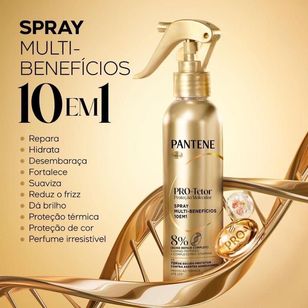 Pantene PRO-Tetor Proteção Molecular Spray Multi-benefícios 10em1 170 ml