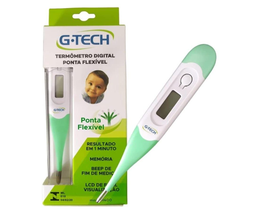 Termômetro Digital de Ponta Flexível G-Tech