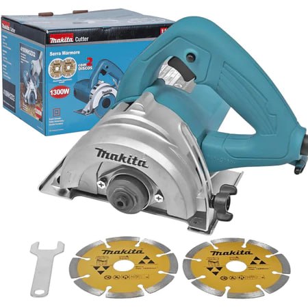 🪚Serra Mármore 110mm 1300W Com 2 Discos 4100NH3ZX2 Makita Profissional