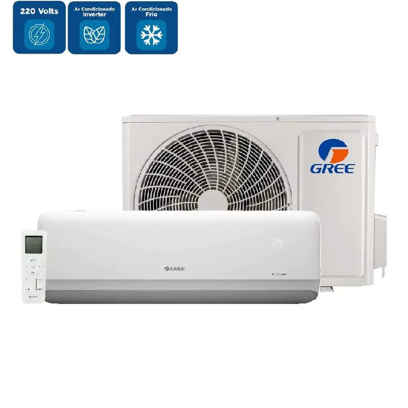 ❄️Ar Condicionado Split Inverter Gree G-Side 12000 BTU/h  – 220 Volts