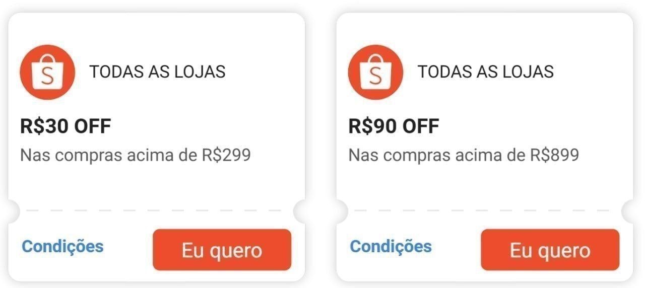 🚨 CUPONS SHOPEE