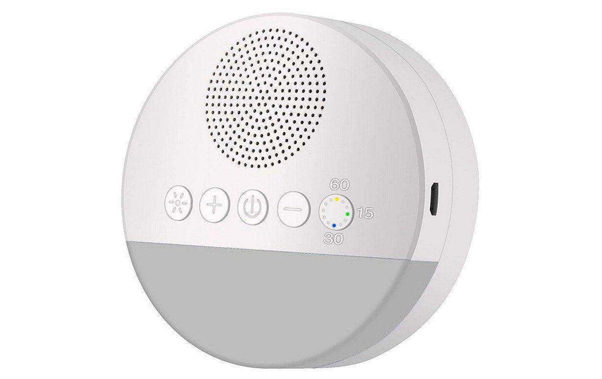 🫧 Máquina de Ruído Branco com 6 Sons e Luz Noturna