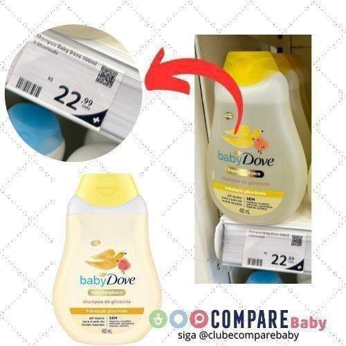 😍 Shampoo Hidratação Glicerinada Dove Baby Frasco 400ml