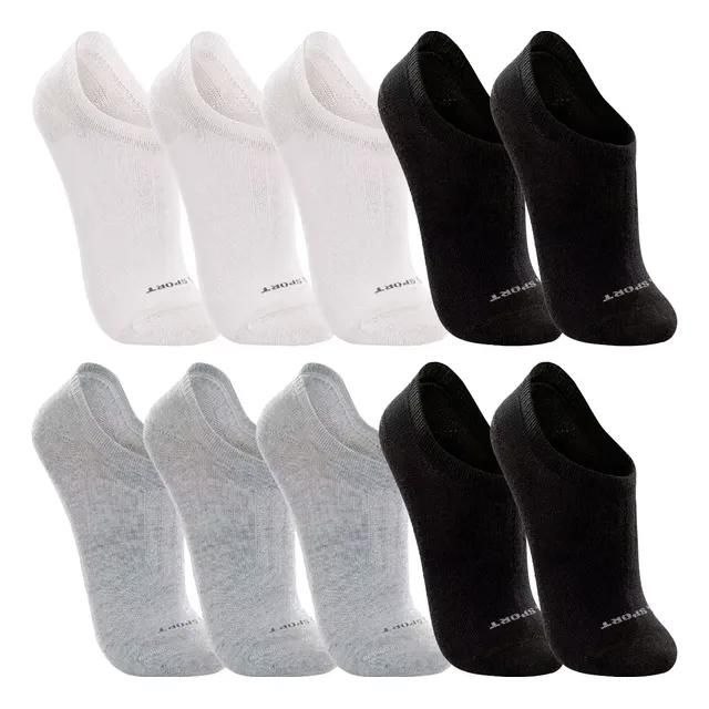 🆘*É LUPOOOO* 😮‍💨😮‍💨 Kit 10 Pares Meias Lupo Sapatilha Soquete Invisível Original
